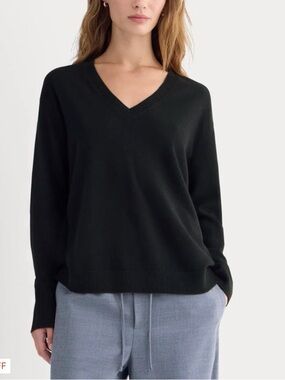 Everlane the Classic V in Cashmere Size M